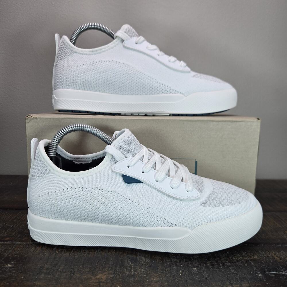 Vessi Weekend 1.5 Sneaker Womens Size 5 Waterproof Shoes Marble White